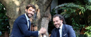 foto raffigurante francesco il nostro agente con amedeo consulente assicurativo